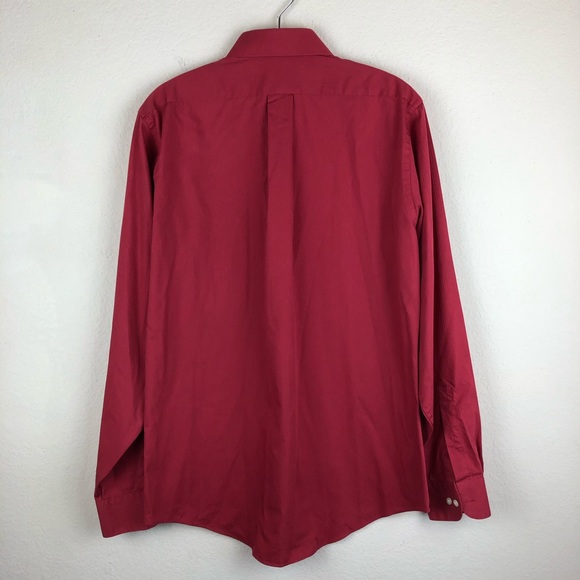Arrow Shirt Men’s Red Button Down - Picture 4 of 7